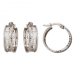 Silver Earrings, SI40-21